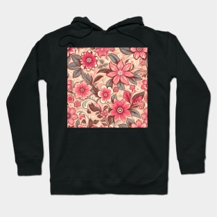 Pink Flowers Hoodie